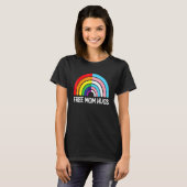 フリーマハグレインボートランスジェンダー国旗LgbtqゲイP Tシャツ (正面フル)