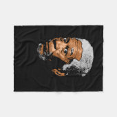 フリーマンおもしろいアポップ・アートのートステッカー フリースブランケット (正面(横))