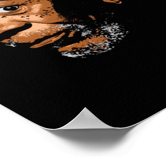 フリーマンおもしろいアポップ・アートのートステッカー ポスター (角)