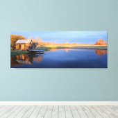 フリーマンキャビン・アット・ザ・ストック キャンバスプリント (インサイチュ (ウッドフロア))