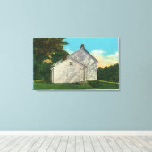 フリーマンハウスの外観 キャンバスプリント (インサイチュ (ウッドフロア))