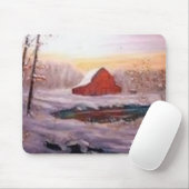 フリーマン湖の雪 マウスパッド (マウス)