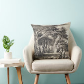 フリーマン(セピア色著刻まれるレバノンのヒマラヤスギ クッション (椅子)