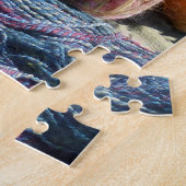 フリーマーケットでの毛糸のバスケット ジグソーパズル (側面)