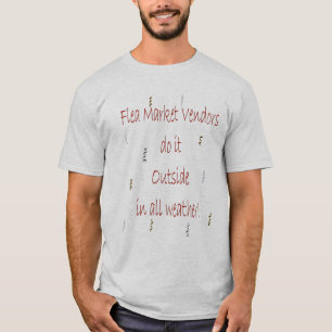 フリーマーケットの売り手 Tシャツ