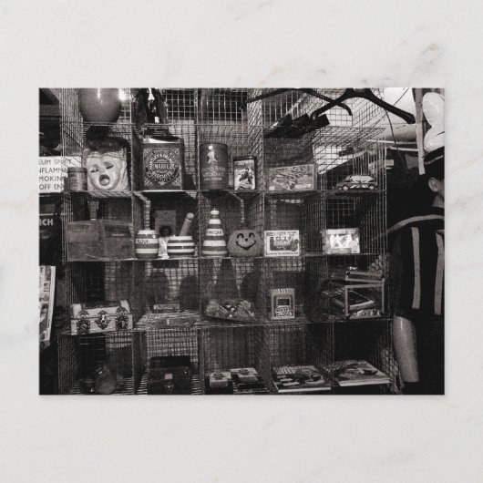 フリーマーケットの静物館 ポストカード (正面)