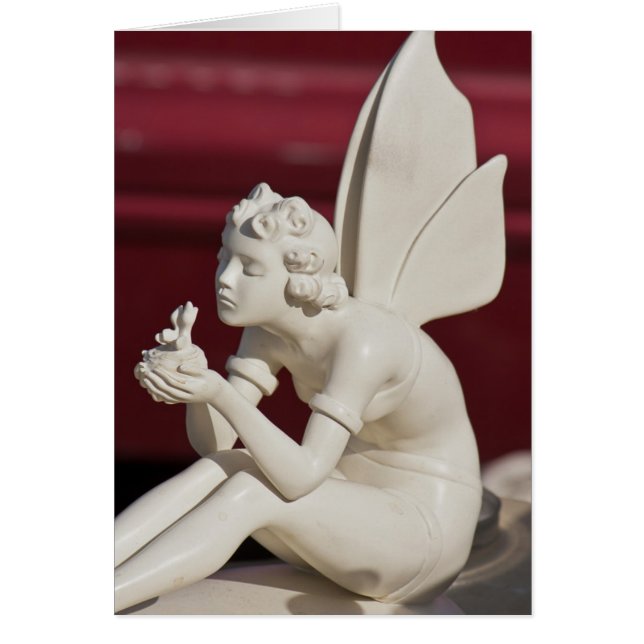 フリーマーケットカード-白人の妖精 (正面)