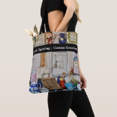 フリーマーケットフリッパー トートバッグ (クローズアップ)