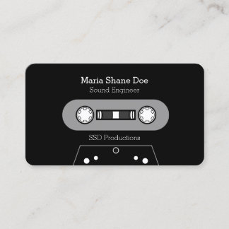 フリーミュージシャンプロフェッショナル名刺 名刺