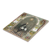 フリーメイソンとしてのジョージ・ワシントン タイル (側面)