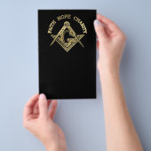 フリーメイソンシンボル チラシ (ハンドル)