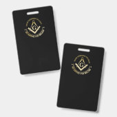 フリーメイソンシンボル バッジ (正面＆裏面)