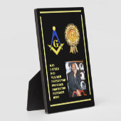 フリーメイソンパパ フォトプラーク (側面)