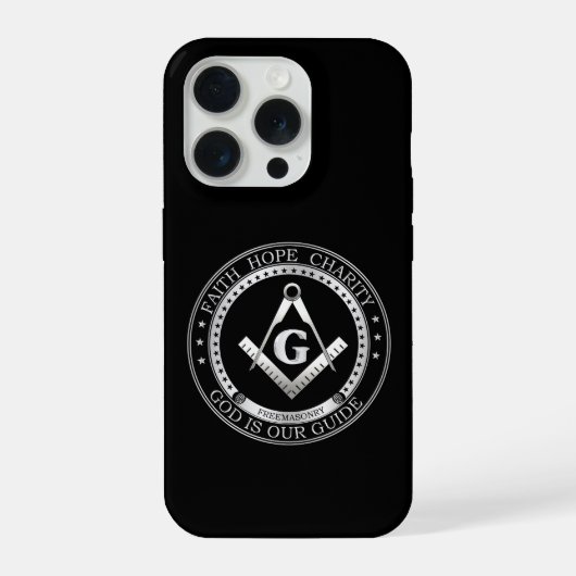 フリーメイソンリーのシンボル iPhoneケース (裏面)