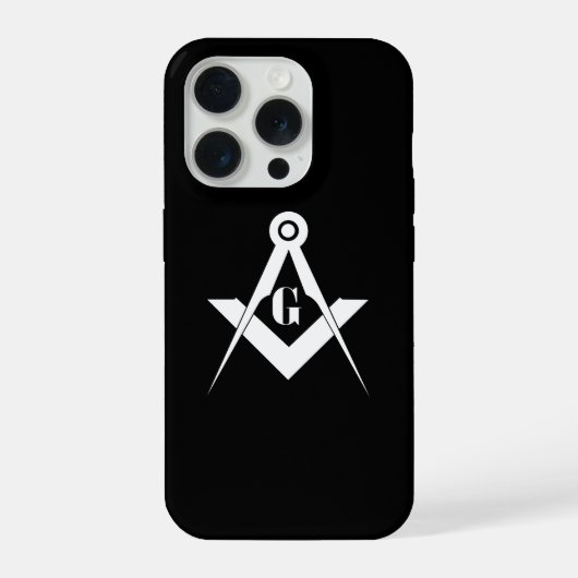 フリーメイソンリーのシンボル iPhoneケース (裏面)