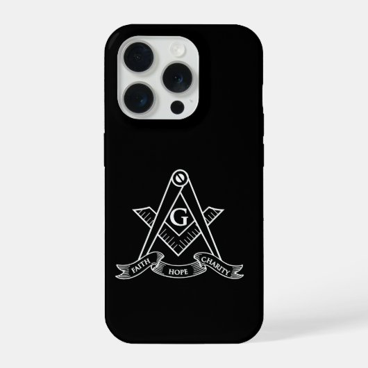 フリーメイソンリーのシンボル iPhoneケース (裏面)