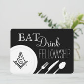 フリーメイソン フェローシップ ディナー ご招待 - フリーメイソン 招待状 (スタンド正面)