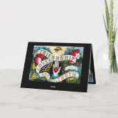 フリーメイソン フラワー ロマンティック フレンドシップ ラブ トゥルース カード (裏面)