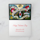 フリーメイソン フラワー ロマンティック フレンドシップ ラブ トゥルース カード (内部)