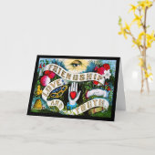 フリーメイソン フラワー ロマンティック フレンドシップ ラブ トゥルース カード (黄色い花)