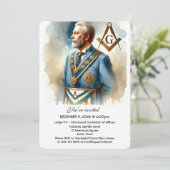 フリーメイソン メイソンスクエアとコンパス メイソン 招待状 (スタンド正面)