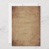 フリーメイソン メイソンブラウン マソニック 招待状 (裏面)