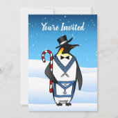 フリーメイソン ロッジのクリスマス パーティー 招待状 (正面)