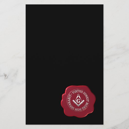 フリーメイソン ワックスシール チラシ (正面)