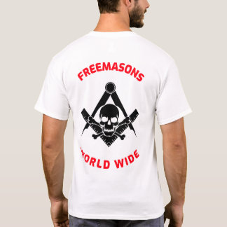 フリーメイソン 世界中で Tシャツ