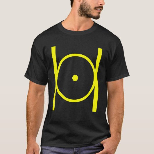 フリーメイソン 円内の点 フリーメイソン 1 Tシャツ (正面)