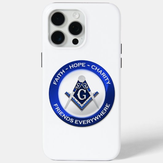 フリーメイソンiPhone/iPadケース Case-Mate iPhoneケース (裏面)