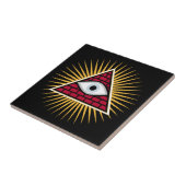 フリーメーソニックな目 タイル (側面)