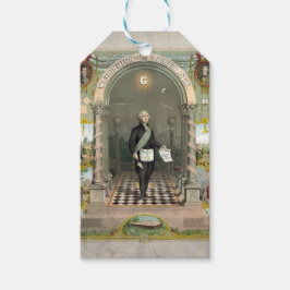 フリーメーソンとしてのジョージ・ワシントン ギフトタグ