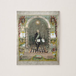 フリーメーソンとしてのジョージ・ワシントン ジグソーパズル