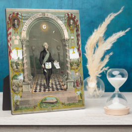 フリーメーソンとしてのジョージ・ワシントン フォトプラーク