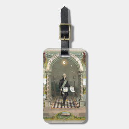 フリーメーソンとしてのジョージ・ワシントン ラゲッジタグ