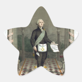フリーメーソンとしてのジョージ・ワシントン 星シール