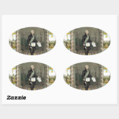 フリーメーソンとしてのジョージ・ワシントン 楕円形シール (シート)