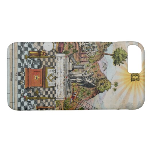 フリーメーソンのイメージII Case-Mate iPhoneケース (裏面(横))