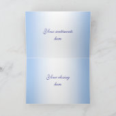 フリーメーソンのクリスマスの挨拶を個人化して下さい シーズンカード (内部)