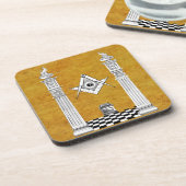 フリーメーソンのコースター コースター (左側)