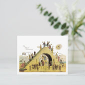 フリーメーソンのステップ ポストカード (スタンド正面)