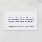 フリーメーソンのパーソナライズな正方形およびコンパス コーリングカード (裏面)