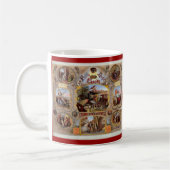 フリーメーソンのポスター コーヒーマグカップ (左)