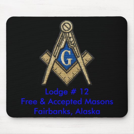 フリーメーソンのマウスパッド マウスパッド (正面)