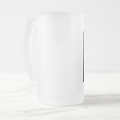 フリーメーソンのマグ フロストグラスビールジョッキ (正面左)