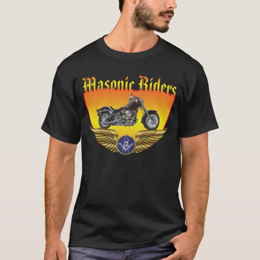 フリーメーソンのライダー Tシャツ (正面)