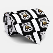 フリーメーソンのルート66の盾 ネクタイ (ロール)