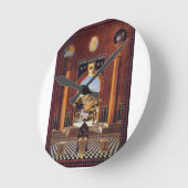 フリーメーソンのロッジ ラウンド壁時計 (傾斜)