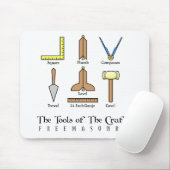フリーメーソンの働き用具 マウスパッド (マウス)